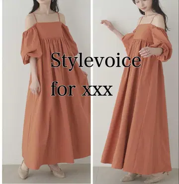 Stylevoice for xxx 오프숄더 볼륨 슬리브 원피스 새상품급