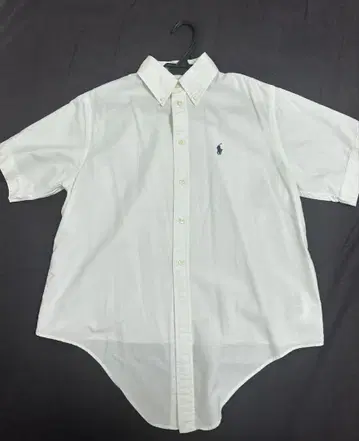 Ralph Lauren 화이트 반팔 피케 셔츠