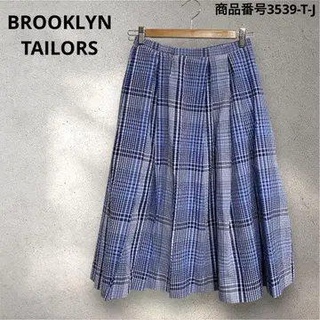 BROOKLYN TAILORS 체크 무늬 스커트
