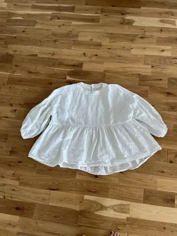 atelier emau 아틀리에 에마우 린넨 개더 블라우스