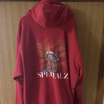 KING GNU SPECIALZ 빨간색 후드티