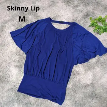 스키니 립 SkinnyLip 파란색 플레어 슬리브 상의 [M]