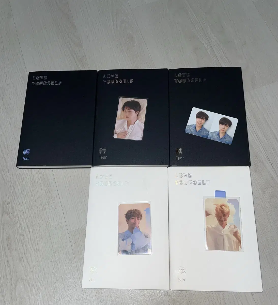 방탄 럽셀 티어 승 허 앨범 포카 포함
