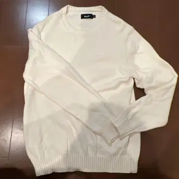 huf 화이트 니트 스웨터 L
