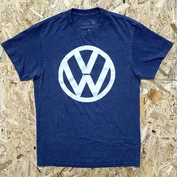 VW 폭스바겐 반팔 티셔츠, 로고만 크게! US 구제 의류 [313]