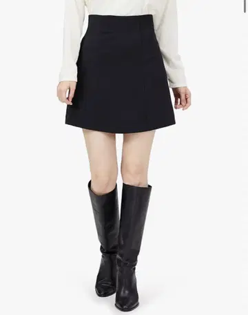 스나이델 플레어 스커트 숏 팬츠 블랙 snidel