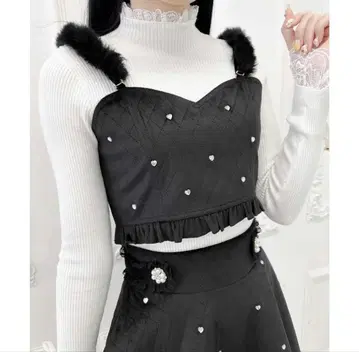 ROJITA 하트 비쥬 퀼팅 뷔스티에 FREE