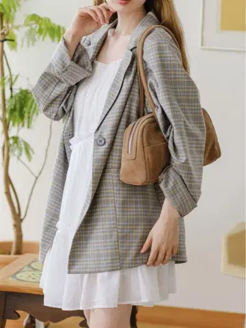 Kastane 체크 자켓