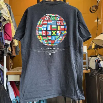 미국 빈티지 의류 HUF WORLDWIDE 티셔츠 M 사이즈
