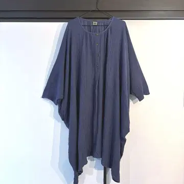 GA-ON 마라이카 면 린넨 돌먼 슬리브 원피스 오버 사이즈