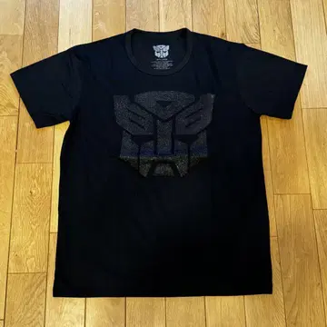 Transformers 로고 티셔츠 블랙 XL 정도
