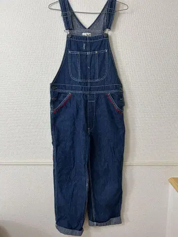 티티카카 자수 포켓 부착 살로펫 오버롤