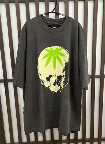 HUF 스컬 그레이 티셔츠