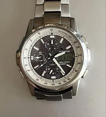 CASIO OCEANUS 전파 솔라 티타늄 손목시계
