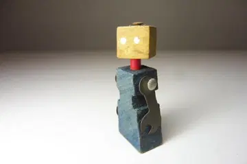 글리코 덤 로봇 우주 쇼와 레트로 금속 양철 나무 1950년대