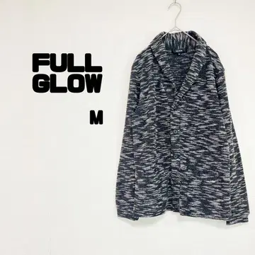 FULL GLOW 풀 글로우 긴팔 가디건 M 그레이 계열 포켓 포함 겉옷