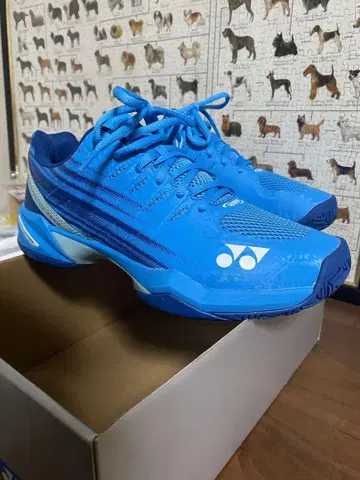 YONEX 파워 쿠션 팀 GC 블루/네이비 25.0cm 여성