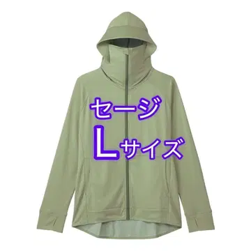 워크맨 쿨 UV 선쉐이드 후드티 L 세이지
