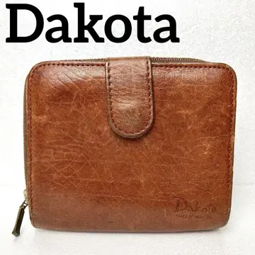 Dakota 다코타 두겹 지갑 가죽 브라운
