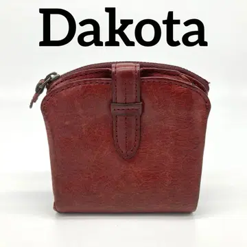 Dakota 다코타 두겹 지갑 천연 가죽 레드