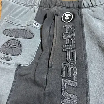 Aape 그레이 숏 팬츠