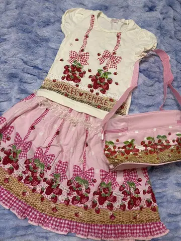 Shirley temple 딸기 바스켓 3개 세트