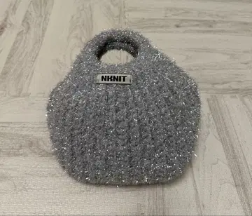 nknit 니트 kirakira hand KNITTING bag