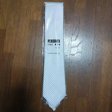 PERSON'S 라이트 그레이 하운드투스 체크 남성용 넥타이