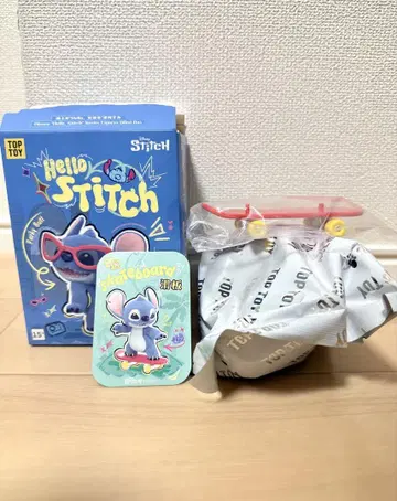 Hello stitch 스티치 스케이트보드 피규어