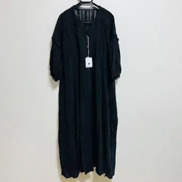 블랙 긴팔 롱 원피스