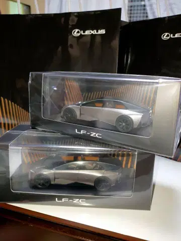 도요타 주주총회 Lexus LF-ZC 실버 미니카 2개 세트