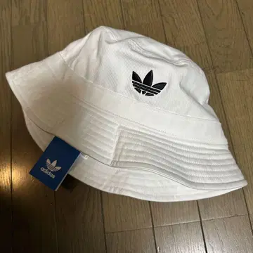 아디다스 버킷 햇 화이트 코튼