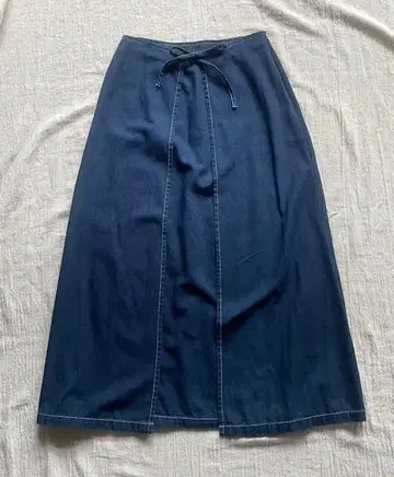 VINTAGE 스커트 랩 스커트 데님 스커트