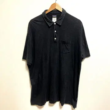 파타고니아 피케 셔츠 다크 그레이 2XL 남성용
