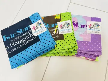 키키라라 리틀트윈스타 호라구치 카요 콜라보 손수건