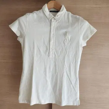 랄프 로렌 빅 포니 피케 셔츠 화이트 L