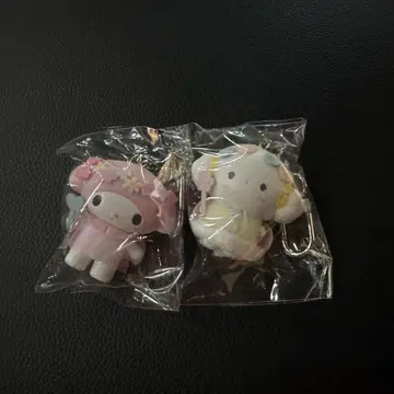 치비토모 마이멜로디와 코기뭇 키링 2개 세트