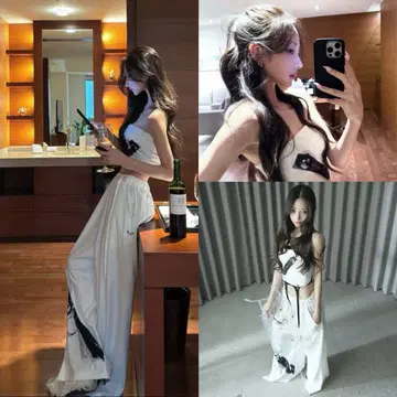 6월 31일까지! S 사이즈 프린트 스웨트 팬츠 찰름