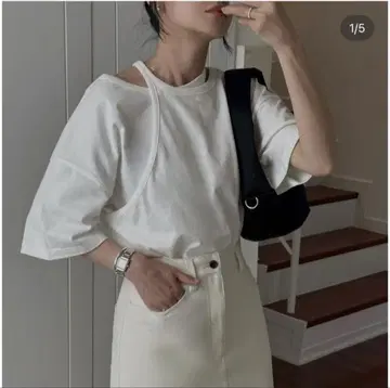 CLANE 클라네 HALTER LAYERED TOPS