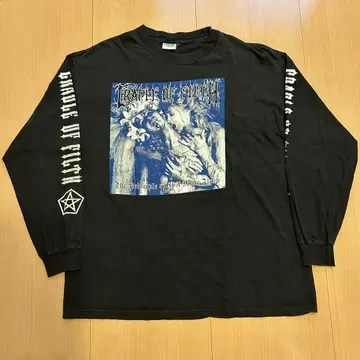 90s cradle of filth 롱 T XL