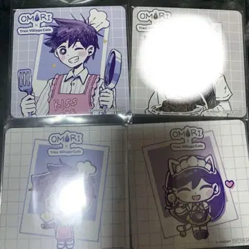 OMORI omori OMORI 콜라보 카페 코스터 히로 마리 오모리