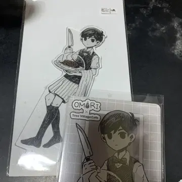 OMORI 콜라보 카페 아크릴 스탠드 코스터