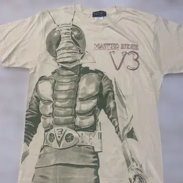 가면라이더 V3 프린트 티셔츠 표기