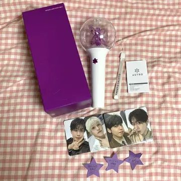 ASTRO 공식 응원봉 로봉 ver.3 트레이딩 카드 포함