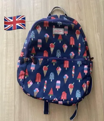 Cath Kidston 아이스크림 패턴 경량 접이식 백팩
