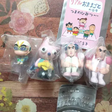피규어 4개 크레용 신짱 기다림 마카오 조마