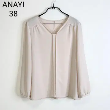 anayi 개더링 조젯 블라우스