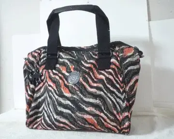 새상품 KIPLING 올 패턴 2WAY 사선 숄더 핸드 백