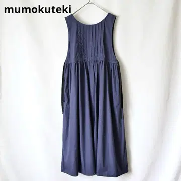 mumokuteki 무모쿠테키 핀턱 슬리브리스 원피스
