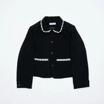 smyeon 레이스 컴팩트 자켓 블랙